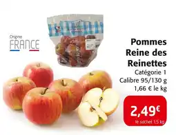 Colruyt Reine des Reinettes Pommes offre