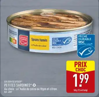 ALDI Golden Seafood Petites Sardines offre