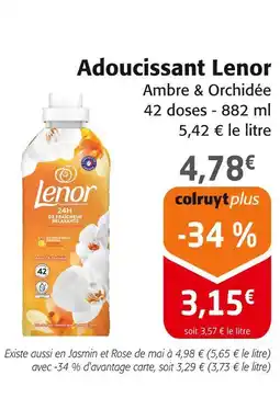 Colruyt LENOR Adoucissant offre