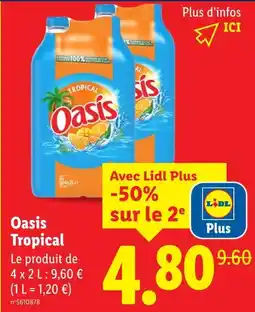 Lidl Oasis Oasis Tropical offre