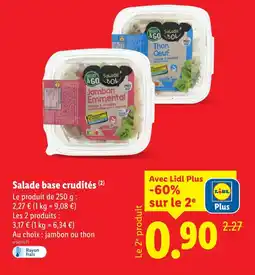 Lidl Salade Bol offre