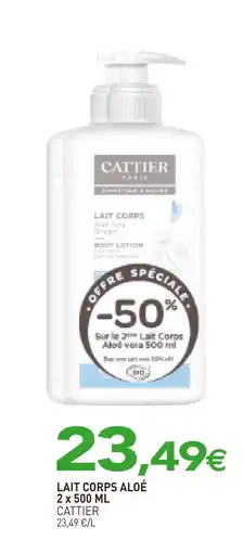naturéO CATTIER Lait corps aloé offre