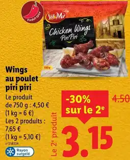 Lidl Chicken Wings Piri Piri offre