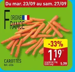 ALDI Carottes offre