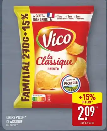 ALDI VICO Chips classique offre