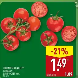 ALDI Tomates rondes offre