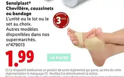 Lidl SENSIPLAST Chevillère, coussinets ou bandage offre