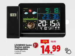 Lidl LIVARNO home Station météo radioguidée offre