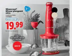 Lidl SILVERCREST Mixeur plongeant rétro offre