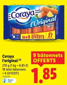 Lidl Coraya Coraya l'Original offre
