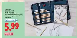 Lidl CRELANDO Trousse d'art offre