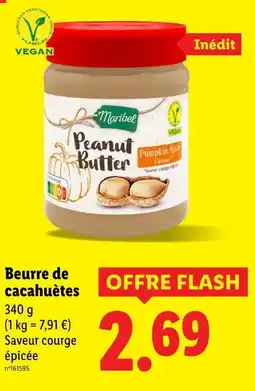 Lidl MARIBEL Beurre de cacahuètes offre