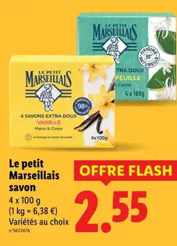 Lidl LE PETIT MARSEILLAIS savon offre