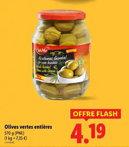Lidl Sol y Mar Olives vertes entières offre