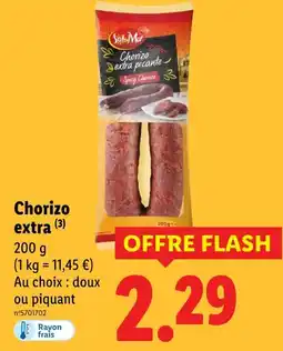 Lidl Chorizo extra picante offre