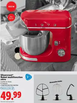 Lidl SILVERCREST Robot multifonction rétro offre