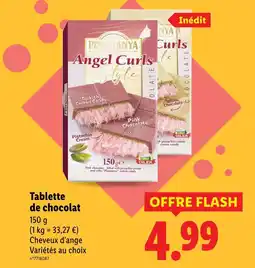 Lidl Pishmanya Royal Tablette de chocolat offre
