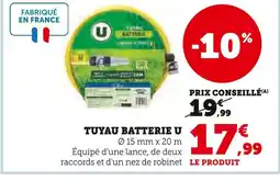 Super U U Tuyau batterie offre
