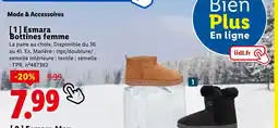 Lidl ESMARA Bottines femme offre