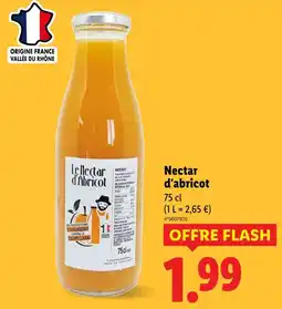 Lidl Nectar d'abricot offre