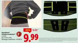 Lidl SENSIPLAST Ceinture lombaire offre
