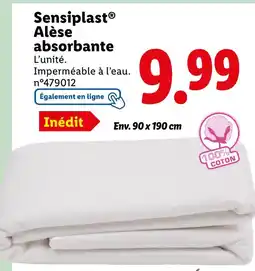 Lidl Sensiplast Alèse absorbante offre