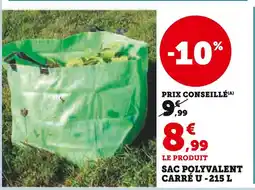 Super U U Sac polyvalent carré - 215 l offre