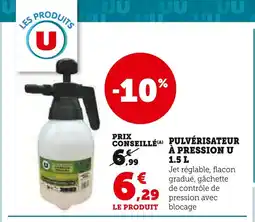 Super U U Pulvérisateur à pression 1.5 L offre