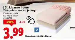 Lidl LIVARNO HOME Drap-housse en jersey offre
