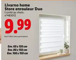 Lidl LIVARNO HOME Store enrouleur Duo offre