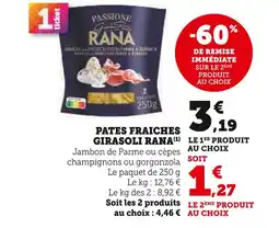 U Express RANA Pâtes fraîches girasoli offre