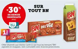 U Express BN -30% de remise immédiate avec ma carte U sur tout BN offre