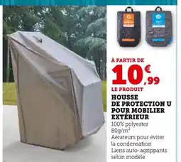 Super U Housse de protection pour mobilier extérieur offre