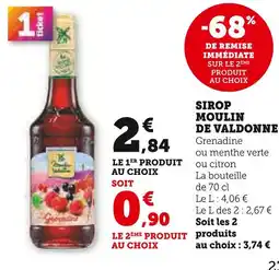 U Express Moulin de Valdonne Sirop offre