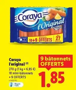 Lidl Coraya - l'original offre