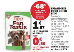 Super U Purina - friandises pour chien fido offre