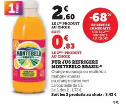 Super U Montebelo - pur jus refrigere brasil offre