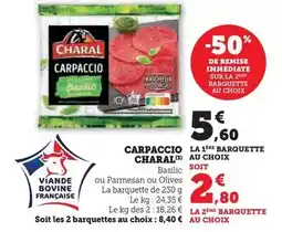 Super U Charal - carpaccio offre