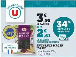 Super U U - pruneaux d'agen igp offre