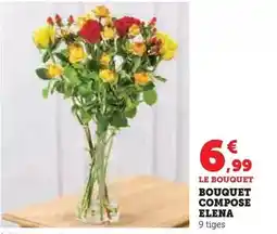 Super U Bouquet compose elena offre