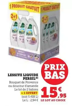 Super U Persil - lessive liquide offre