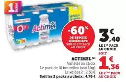 Super U Danone - actimel offre