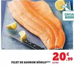 Super U Bömlo - filet de saumon offre