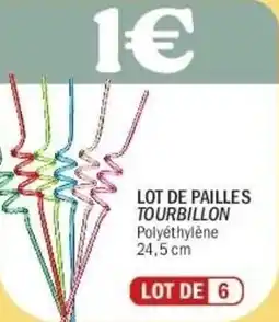 La Foir'Fouille Lot de pailles tourbillon offre