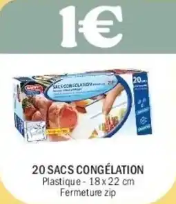 La Foir'Fouille 20 sacs congélation offre