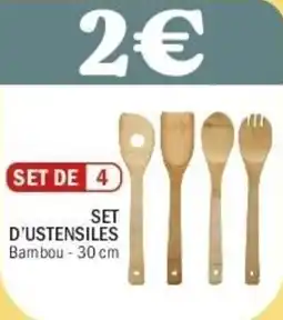 La Foir'Fouille Set d'ustensiles offre