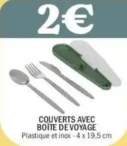 La Foir'Fouille Couverts avec boite de voyage offre