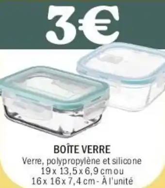 La Foir'Fouille Boîte verre offre