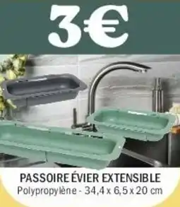 La Foir'Fouille Passoire évier extensible offre