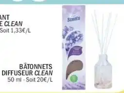 La Foir'Fouille Bâtonnets diffuseur clean offre